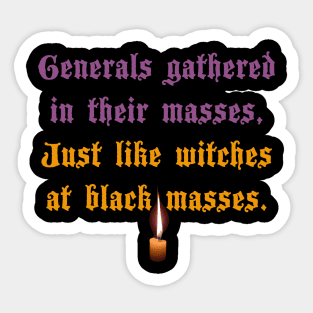 Generals Gathered Sticker